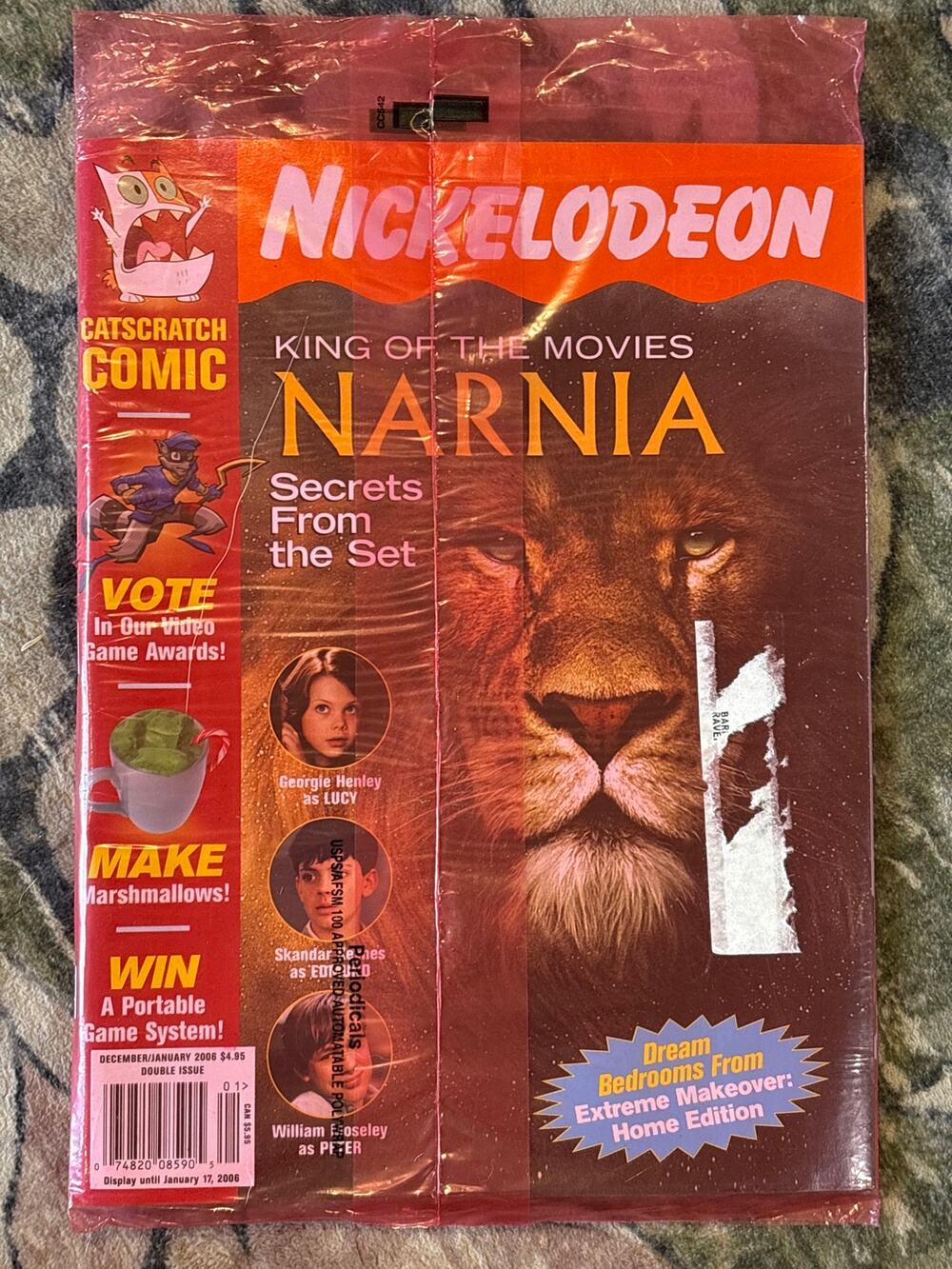 Nickelodeon Magazine Narnia DOUBLE ISSUE December January 2006 Rare Sealed NEW